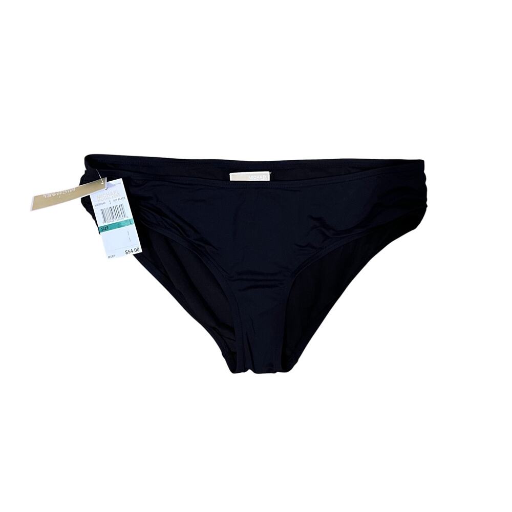 MICHAEL Michael Kors women’s solid black bikini